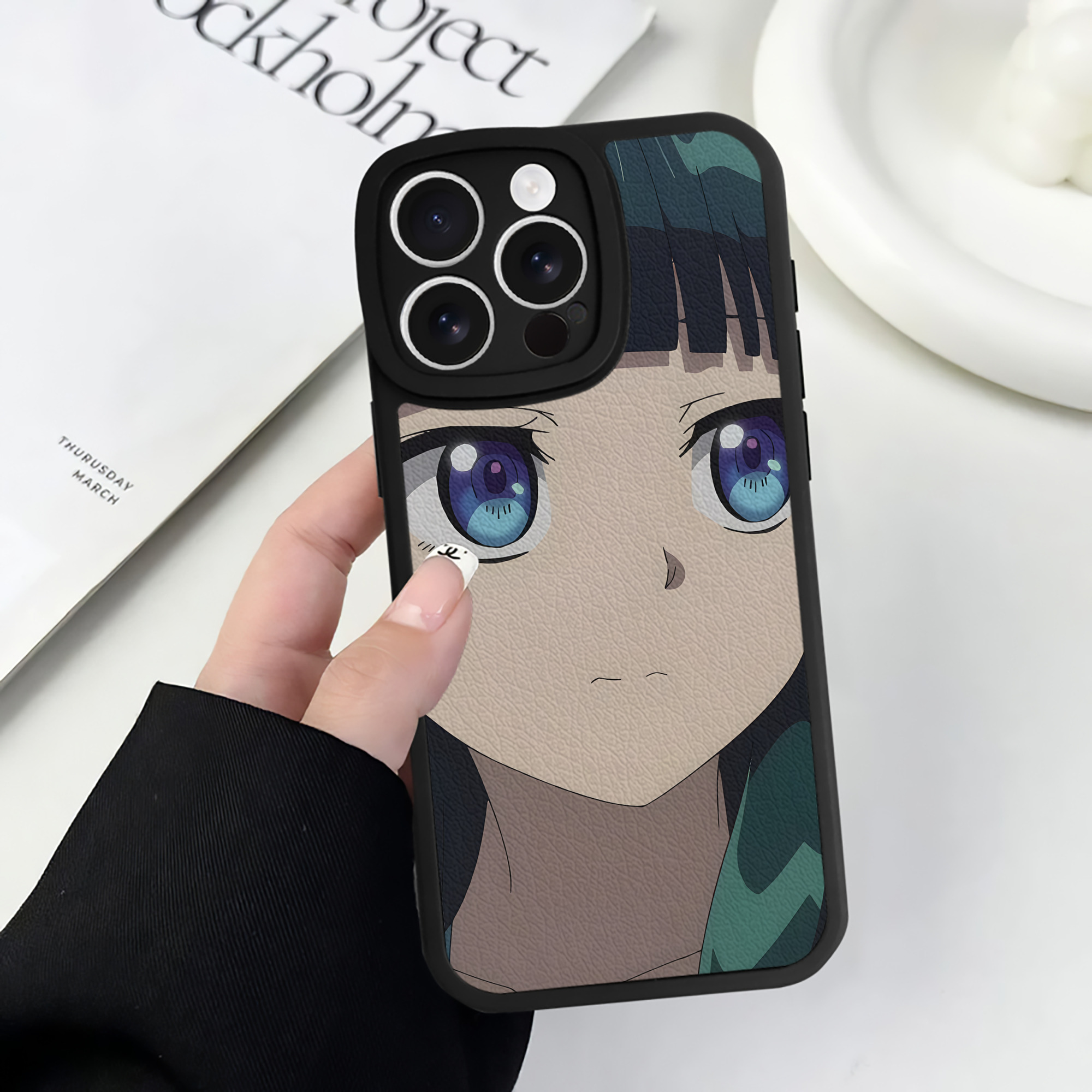 薬屋のひとりごと The Apothecary Diaries 【iPhone 16シリーズ対応】シリコンスマホケース（レザー調） 材質：シリコン